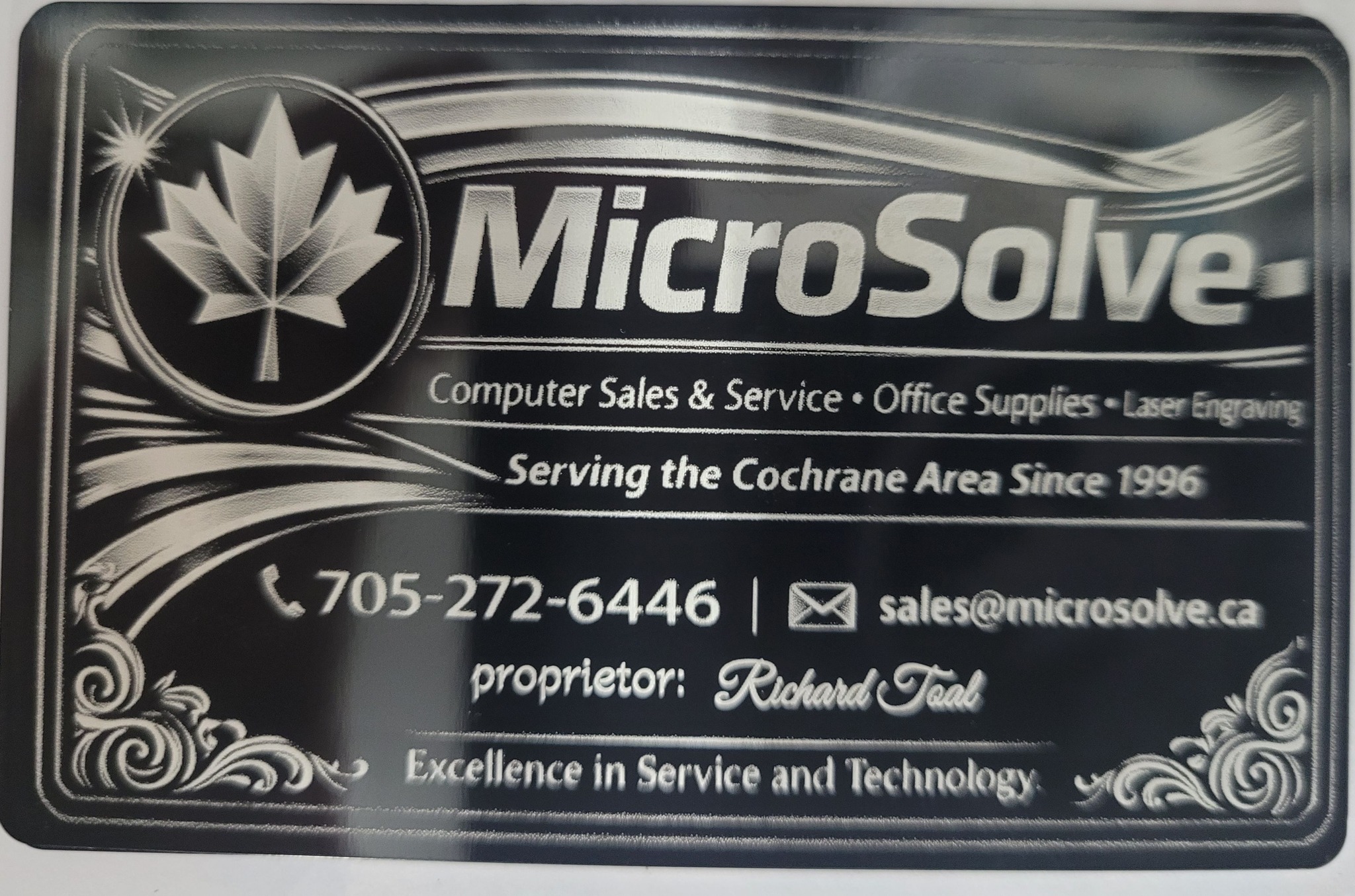 Micro Solve Elite Engraving Gallery